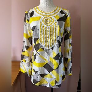 Tori Burch mod cotton blouse